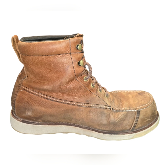 SOLD Men's Red Wing Irish Setter Brown Leather Boots - Picture 4 of 9